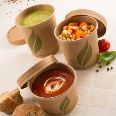 PE上塗を施してある8oz 12ozの使い捨て可能な紙コップスープ熱く冷たい食糧のための役立つペーパー党ボール