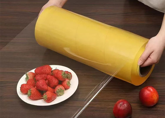 45cm 50cmの生鮮食品ポリ塩化ビニールはプラスチック生物分解性のフィルム食品包装のための覆いのしがみつく