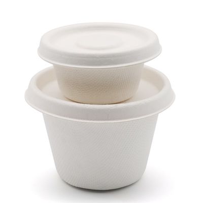 1oz 2oz 4ozのペーパー スープふたが付いている使い捨て可能なサラダ ボールはコップを分配する