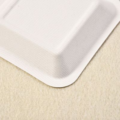 7g小型サトウキビの党のための生物分解性のバガス テーブルウェア ペーパー パルプのデザートの食糧皿