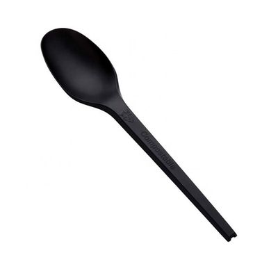 道具ナプキンが付いているCompostable党テーブルウェアCPLA食事用器具類セットのフォーク165mmのナイフのスプーン