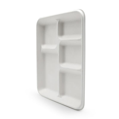 無害なCompostable党テーブルウェア サトウキビのバガスの使い捨て可能なクリスマスの皿